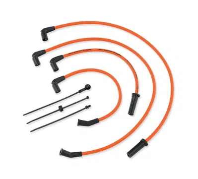 Cavi candele Screamin Eagle arancio per Touring M8 