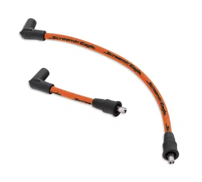 Cavi candele Screamin Eagle arancio per Softail da 
