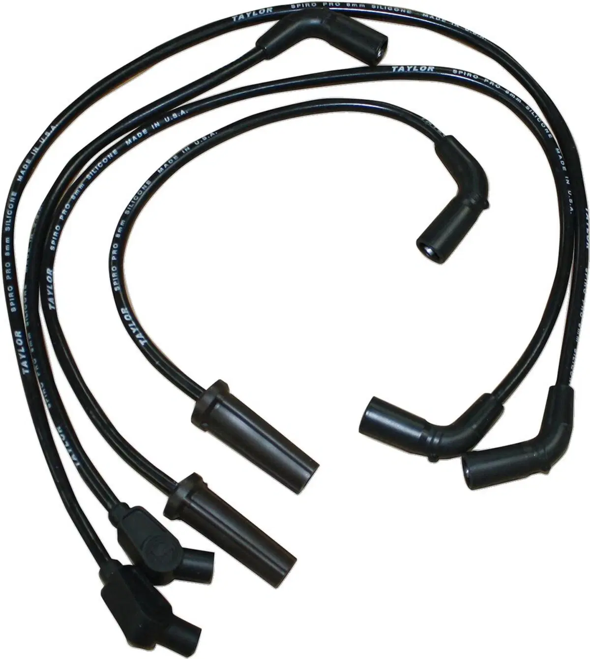 Cavi candele Taylor neri 8 mm per Touring M8 dal 2 