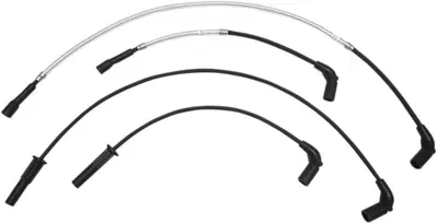 Cavi candele Magnum in treccia cromata per Touring 