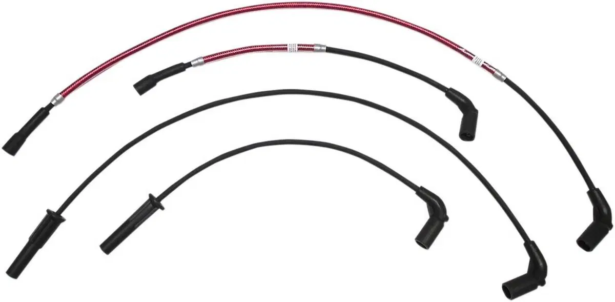 Cavi candele Magnum in treccia rossa per Touring d 