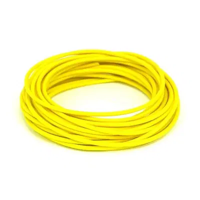 Cavo elettrico in tessuto giallo Matassa da 7,5 me 