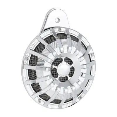Clacson Arlen Ness 15 Spoke cromato per Dyna, Soft