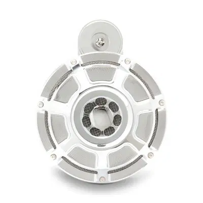 Clacson Arlen Ness Beveled cromato per Sportster d