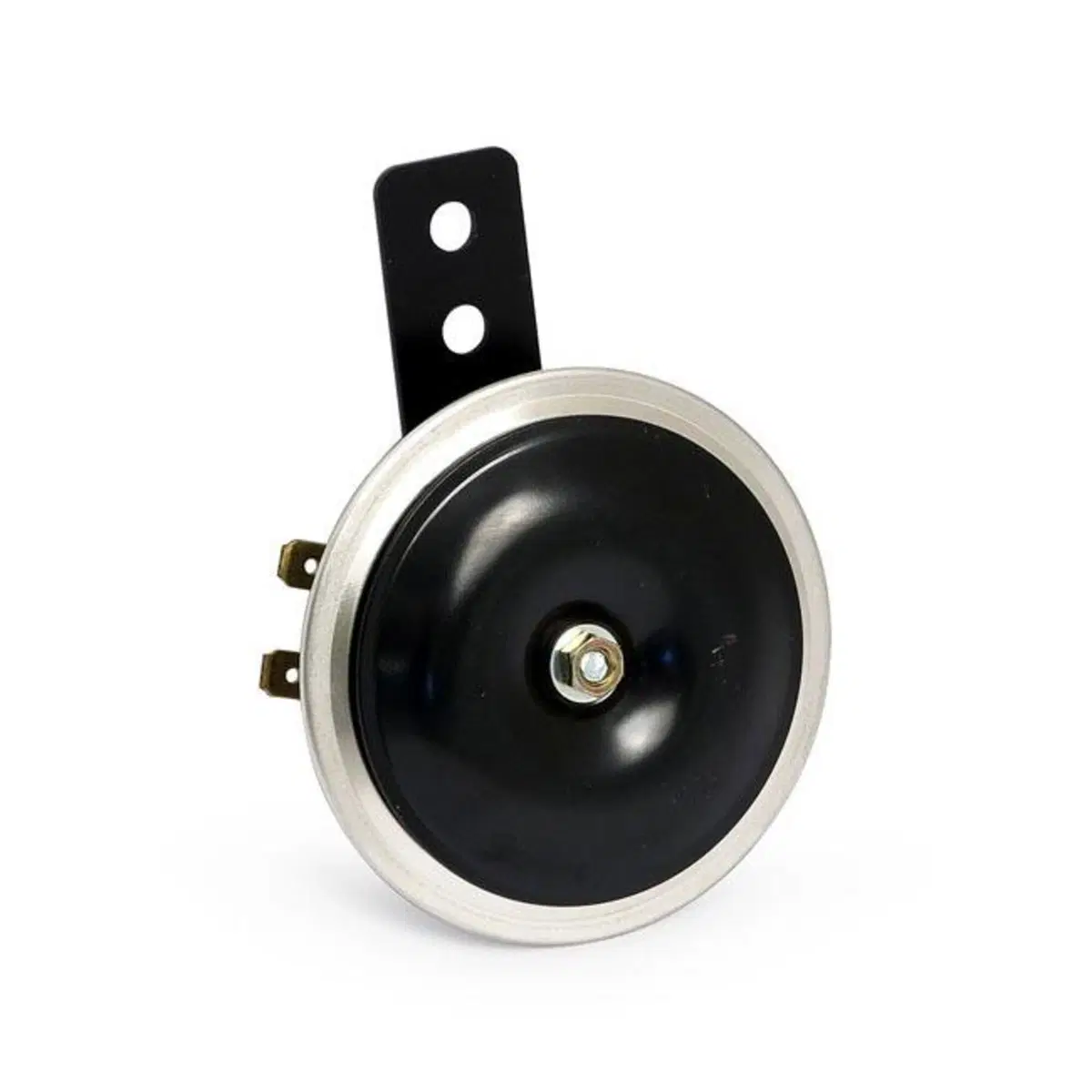 Clacson universale nero e cromo tono basso Motorcy 