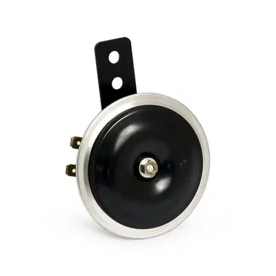 Clacson universale nero e cromo tono basso Motorcy 