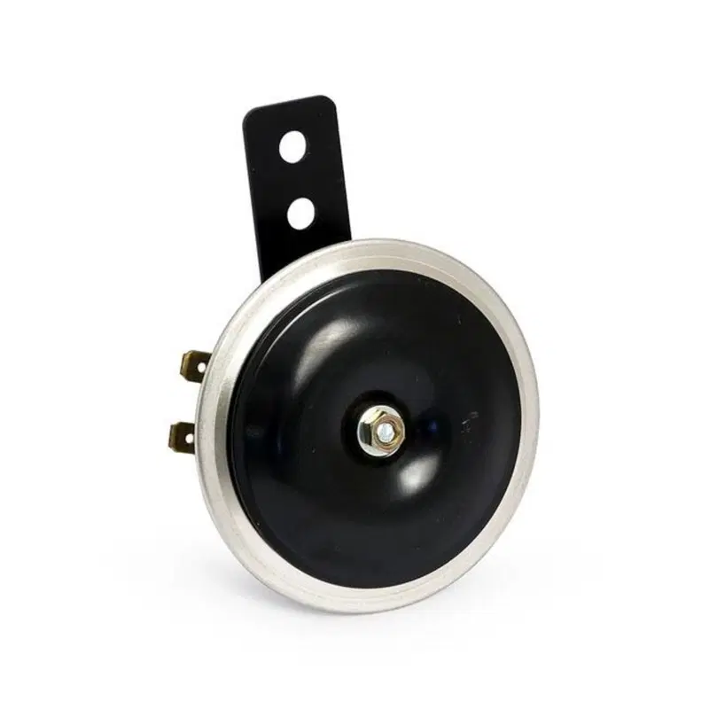 Clacson universale nero e cromo tono basso Motorcy 