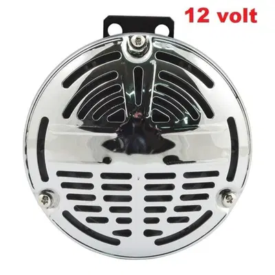 Clacson cromato 12 volt replica Springer rif OEM 