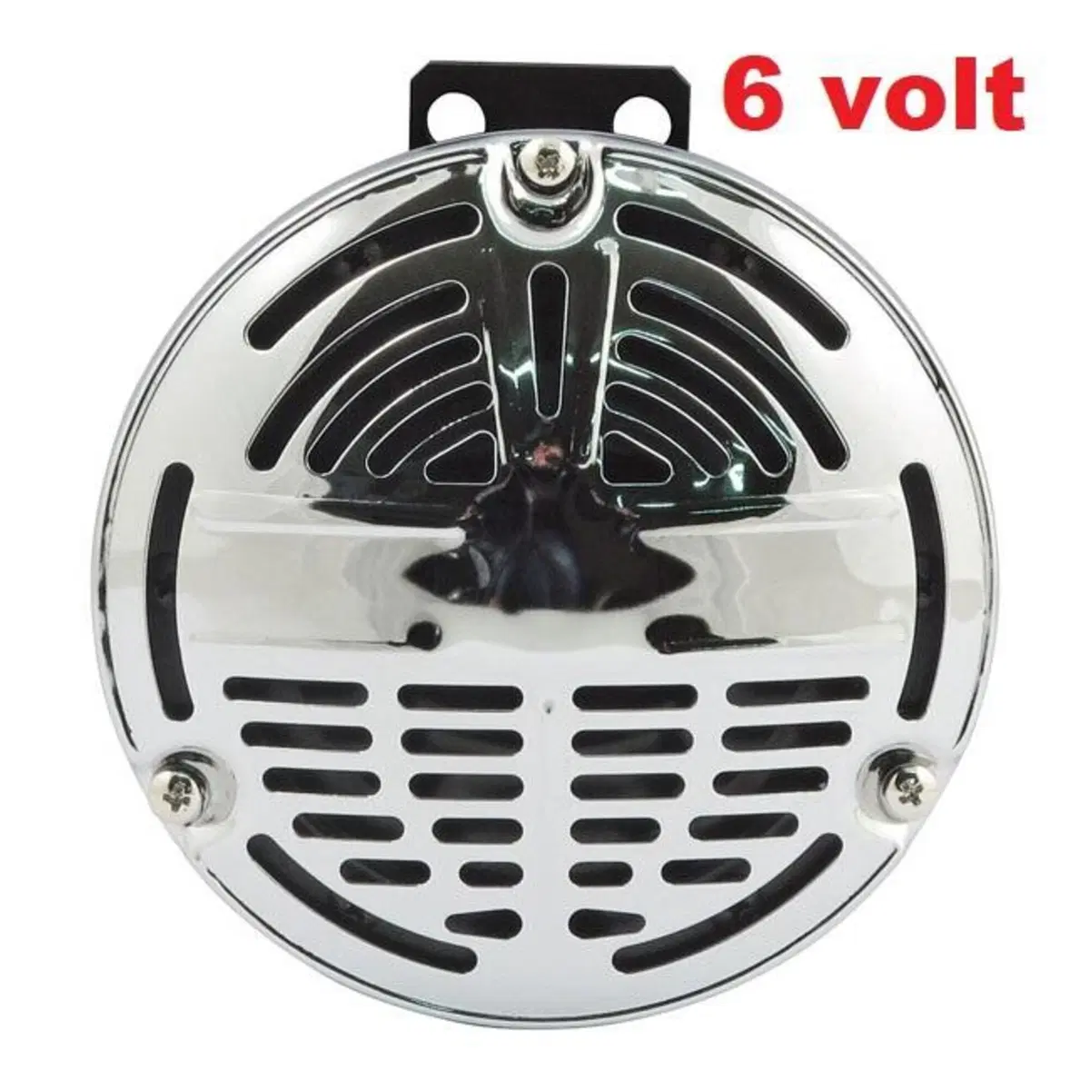 Clacson cromato 6 volt replica WL Springer rif OEM 