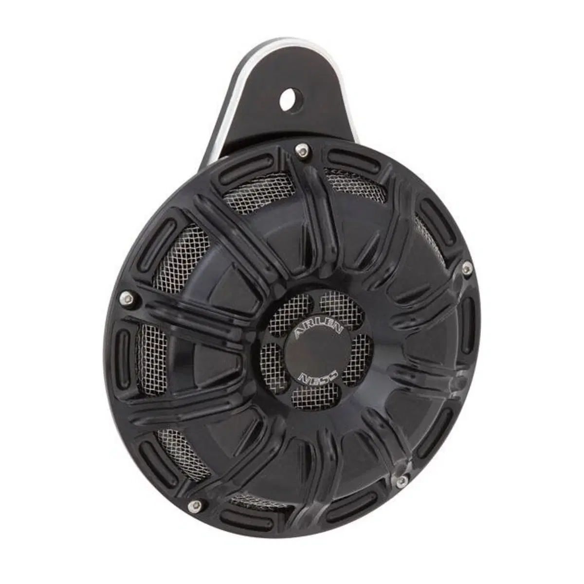 Clacson Arlen Ness 10 Gauge nero per Dyna, Softail
