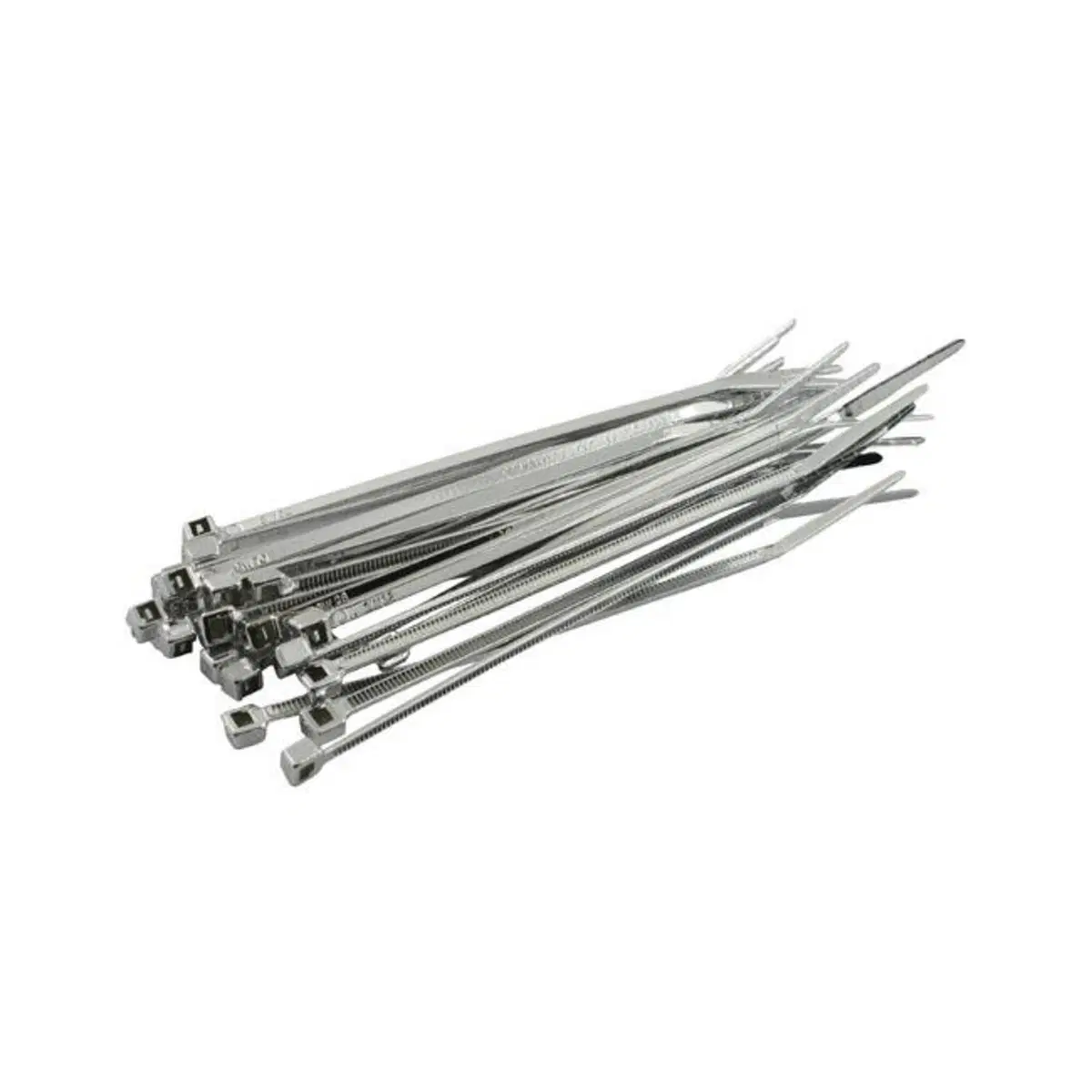 Fascette cromate lunghe 28 cm (confezione da 25 pe 
