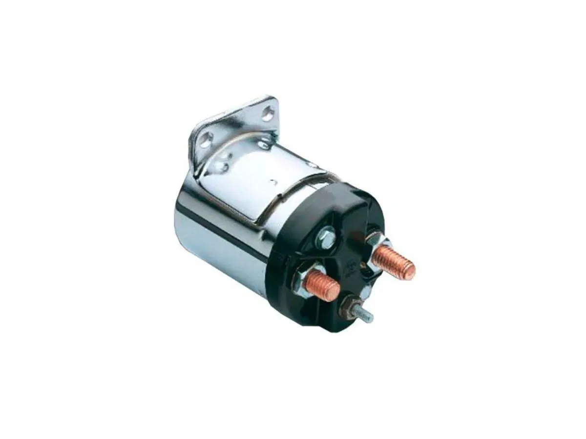 Solenoide Accel per motorino avviamento cromato Pe