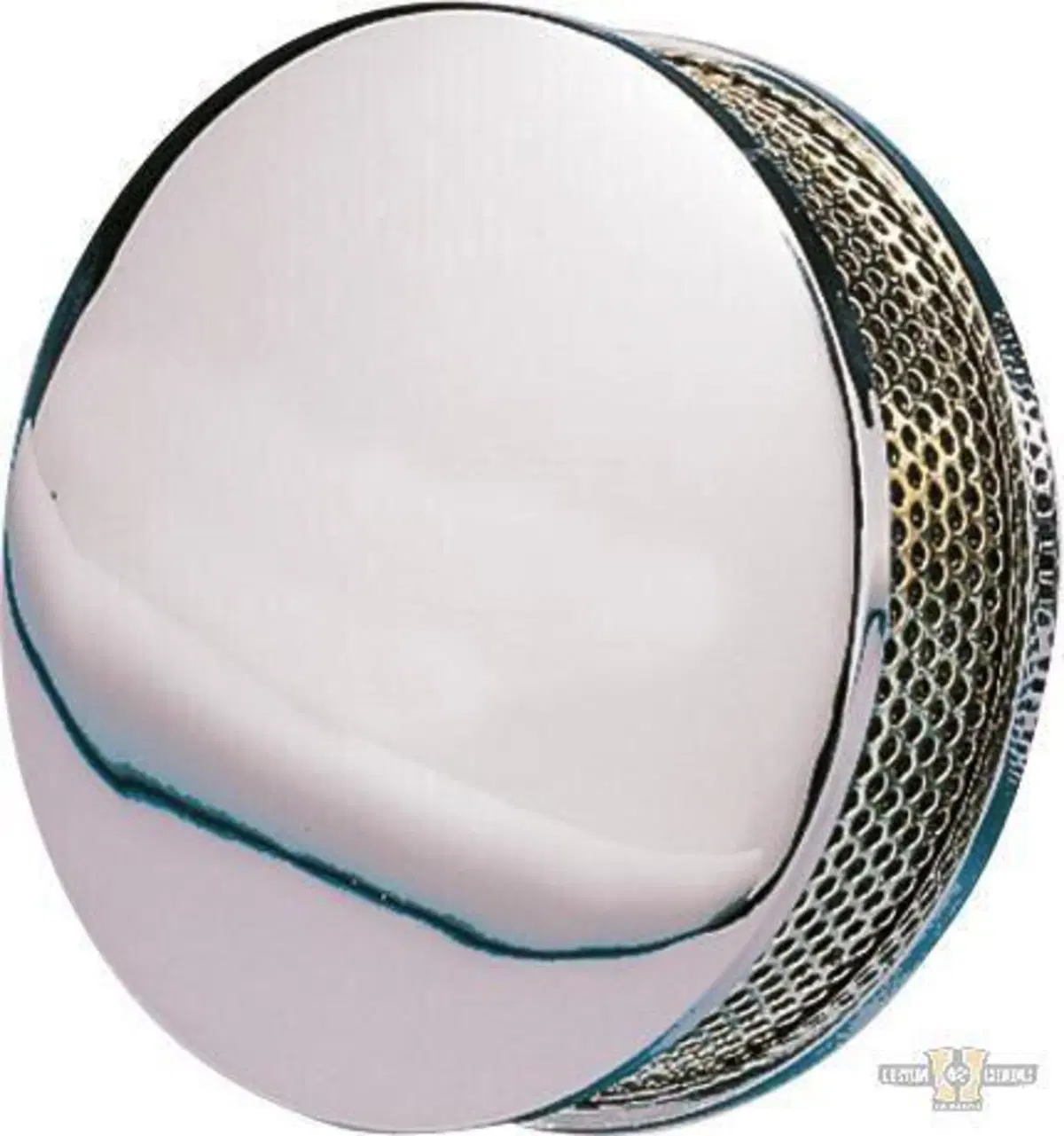 Filtro aria tondo 5 1/2" cromato per Keihin, Bendi 