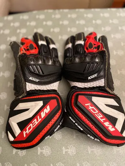 Guanti in pelle MTech uomo