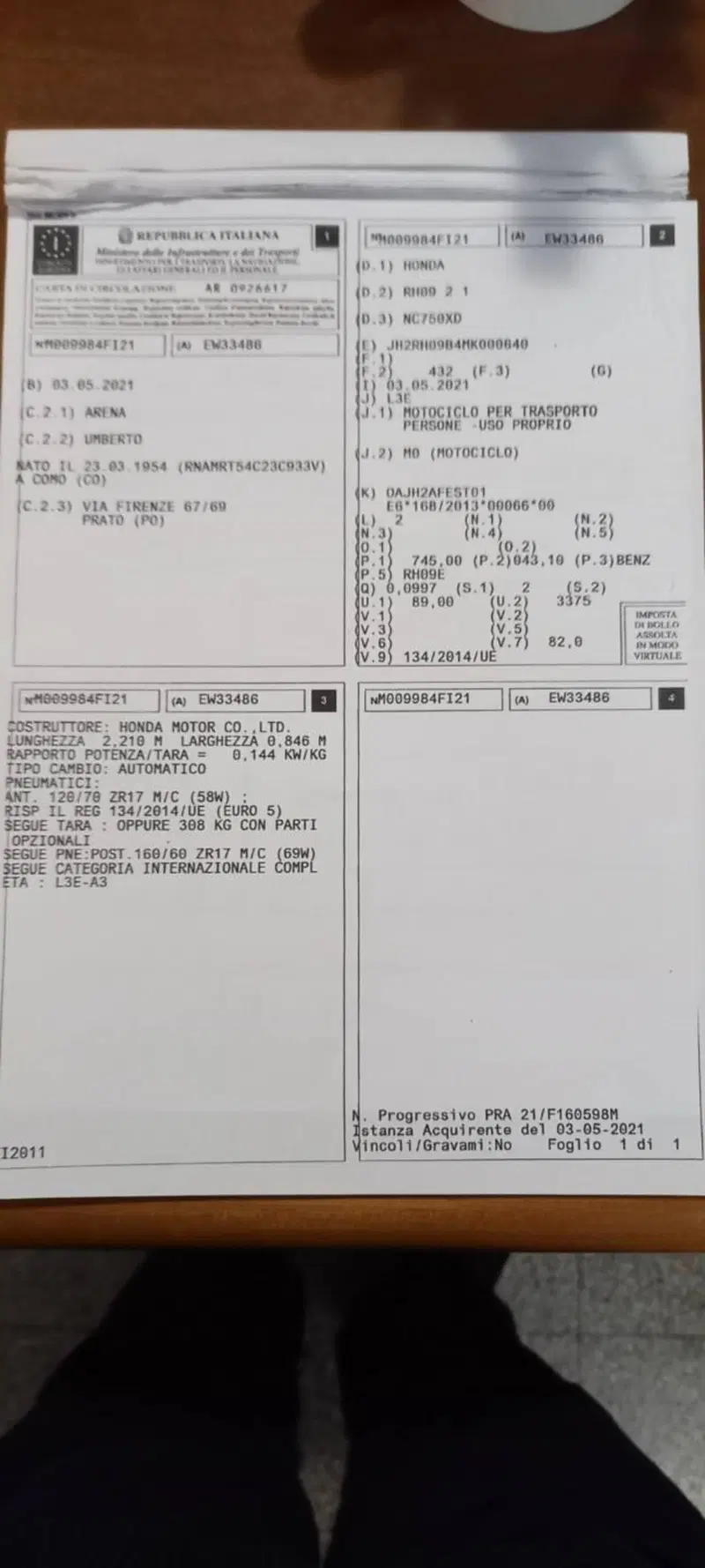 Honda NC 750 X DCT Urban (2021 - 24) (6)