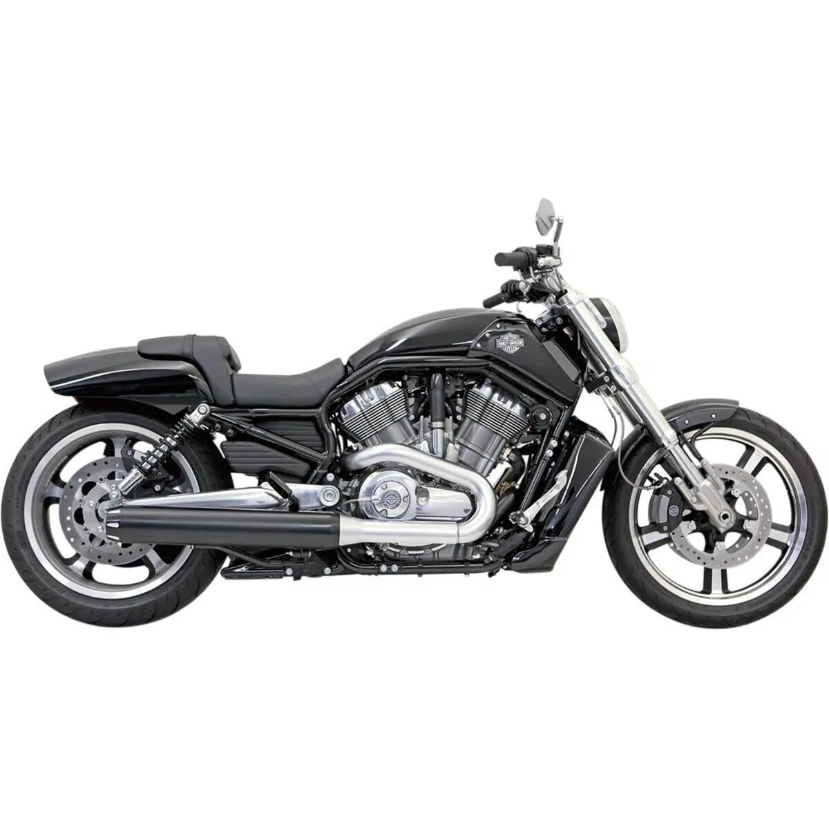 'Marmitte Bassani Slip-On 4'''' per V-Rod Muscle d 