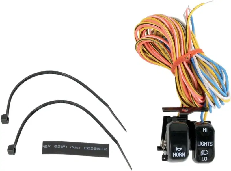Pulsanti varialuci e clacson neri per Touring dal Drag Specialties