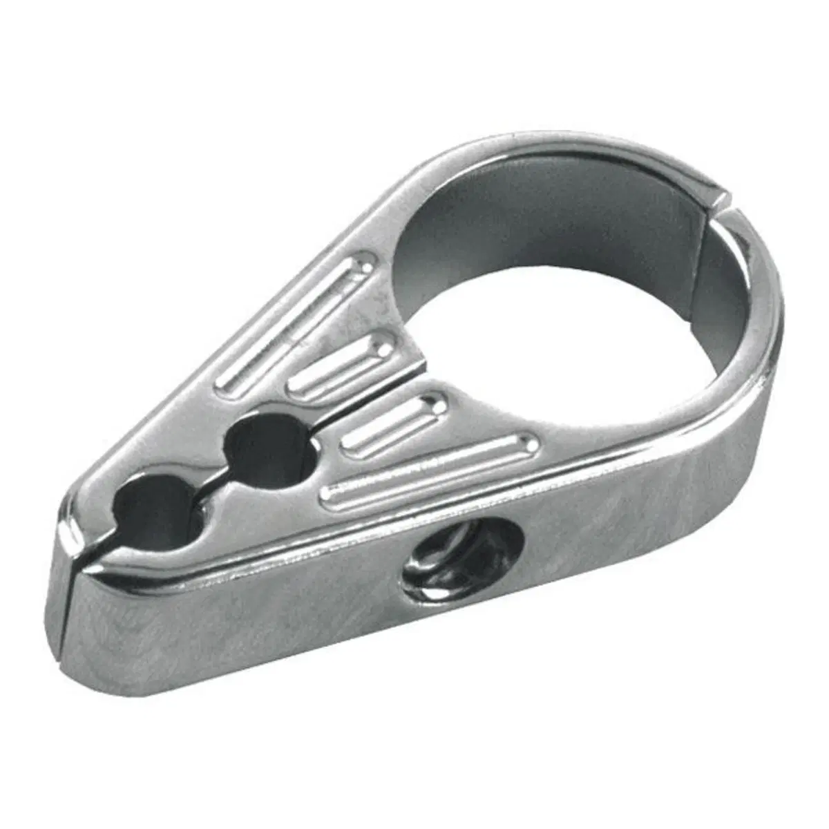 Fascetta cromata da 1" (25,4 mm) per 2 cavi accel 