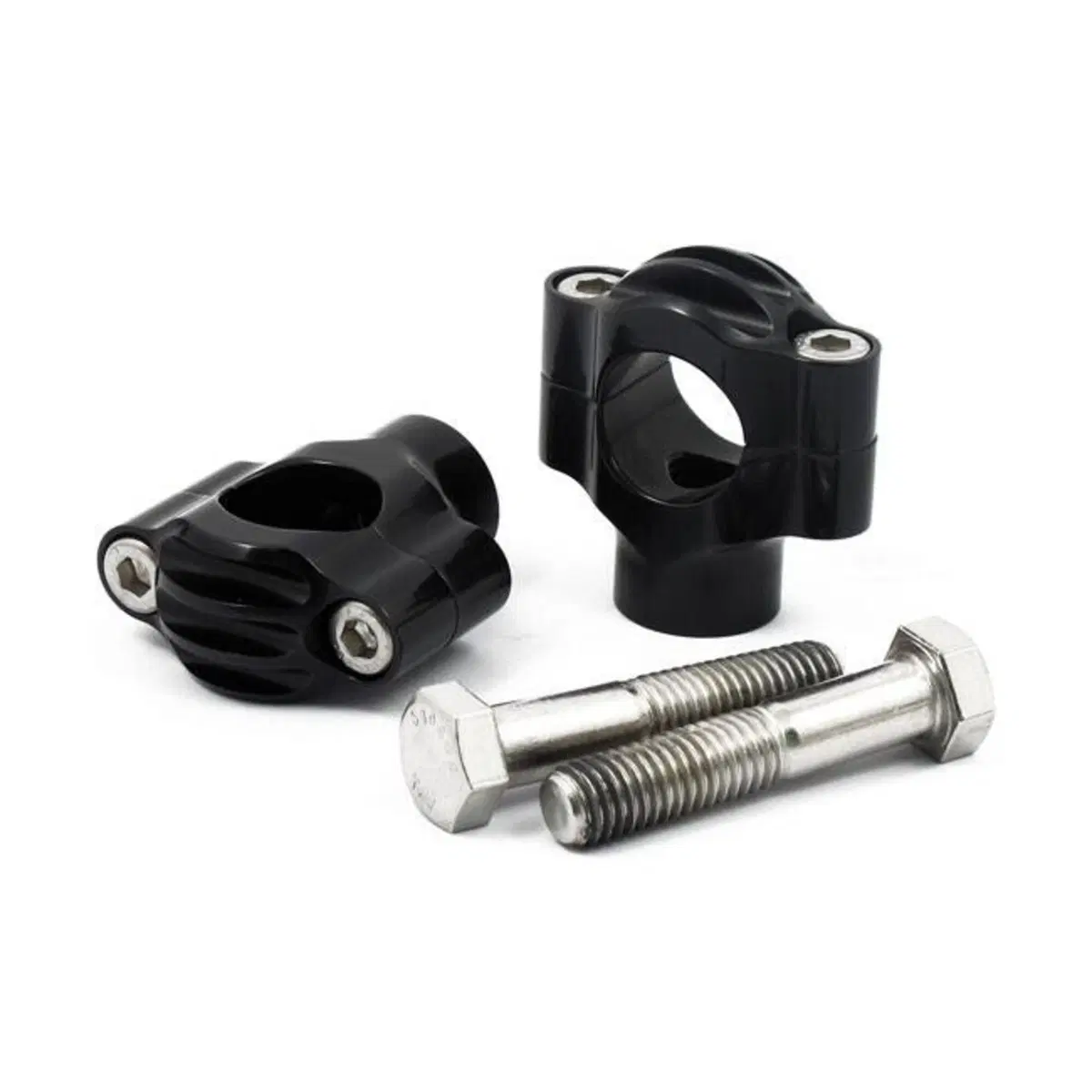 Riser Rough Crafts Finned alti 1.3” neri, Per manu