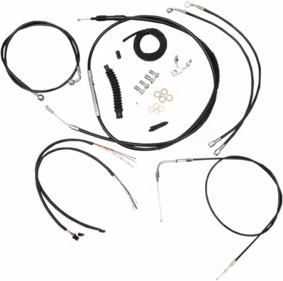 Kit cavi per manubrio alto 12'' (30 cm) neri per S La Choppers