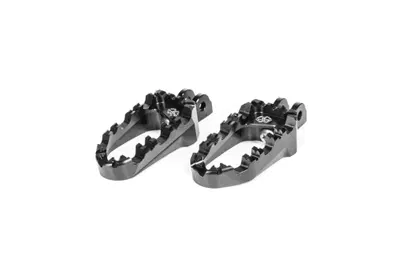Pedaline guidatore / passeggero nere Gilles PRO-X- 