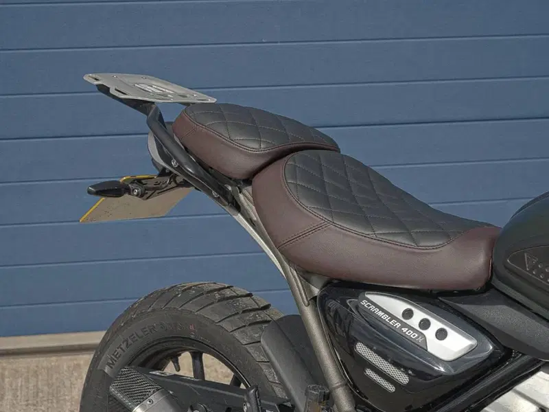 Portapacchi originale per Triumph Speed e Scramble