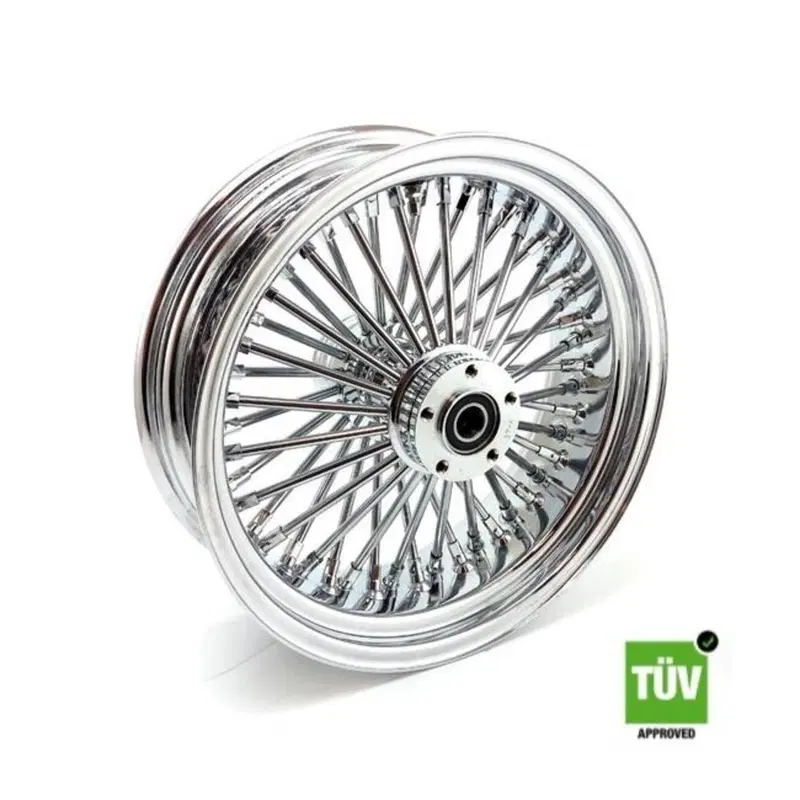 Ruota posteriore cromata Big Spoke 48 raggi 16”x 5 