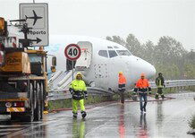 Aereo esce di pista all’aeroporto di Bergamo. Nessun ferito, traffico nel caos