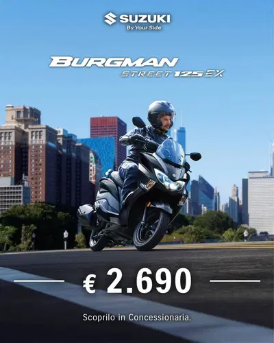 Suzuki Burgman Street 125 Executive (2023 - 26) nuova