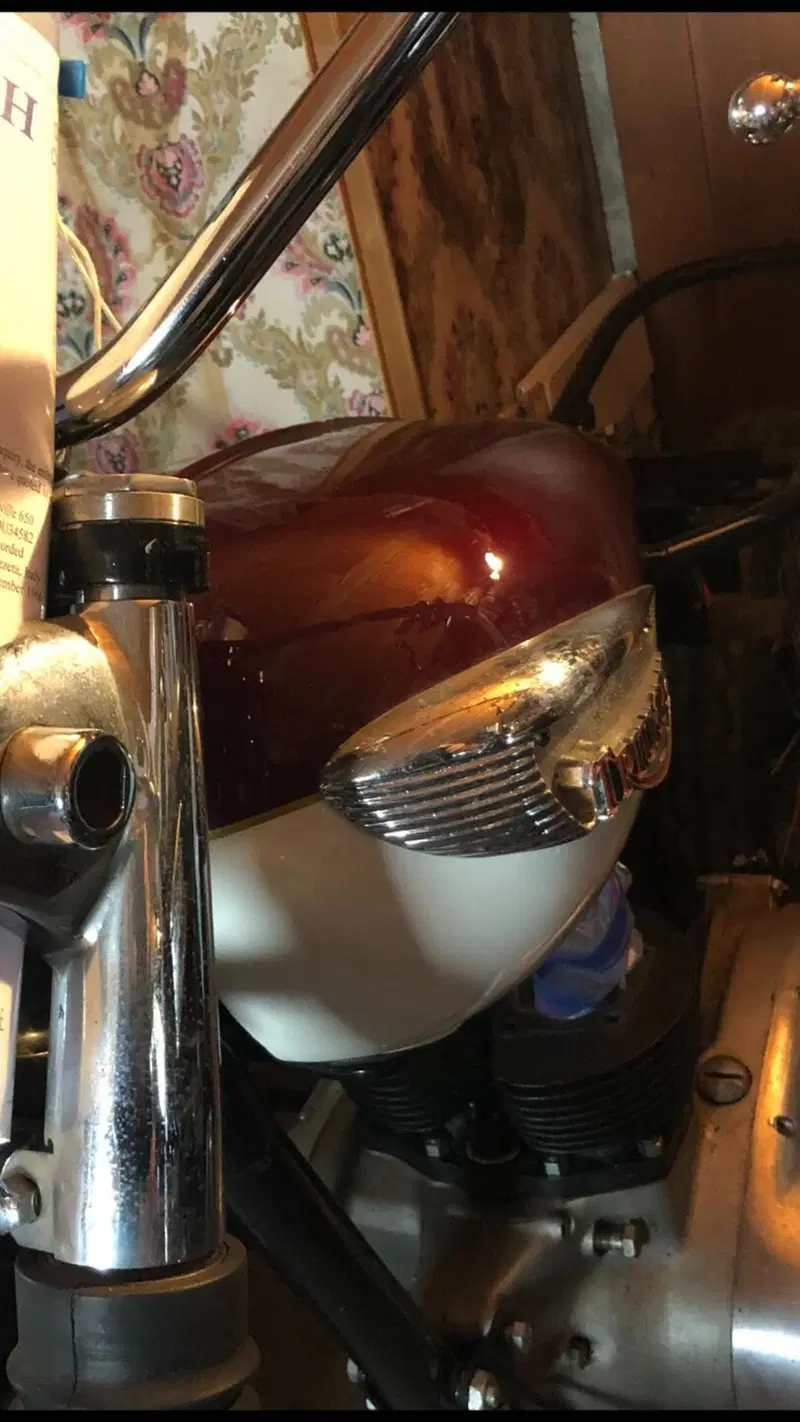 Serbatoio Triumph Bsa norton gas tank t120