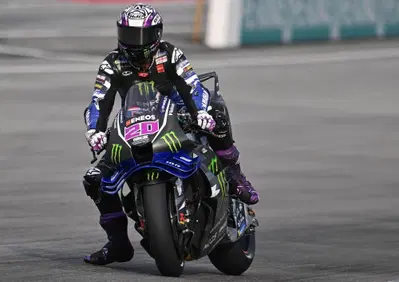 MotoGP 2026. Test di Sepang. Fabio Quartararo, caduta, dito rotto e test già finiti: Non avrebbe senso continuare. Sulla moto: C'è ancora molto da fare
