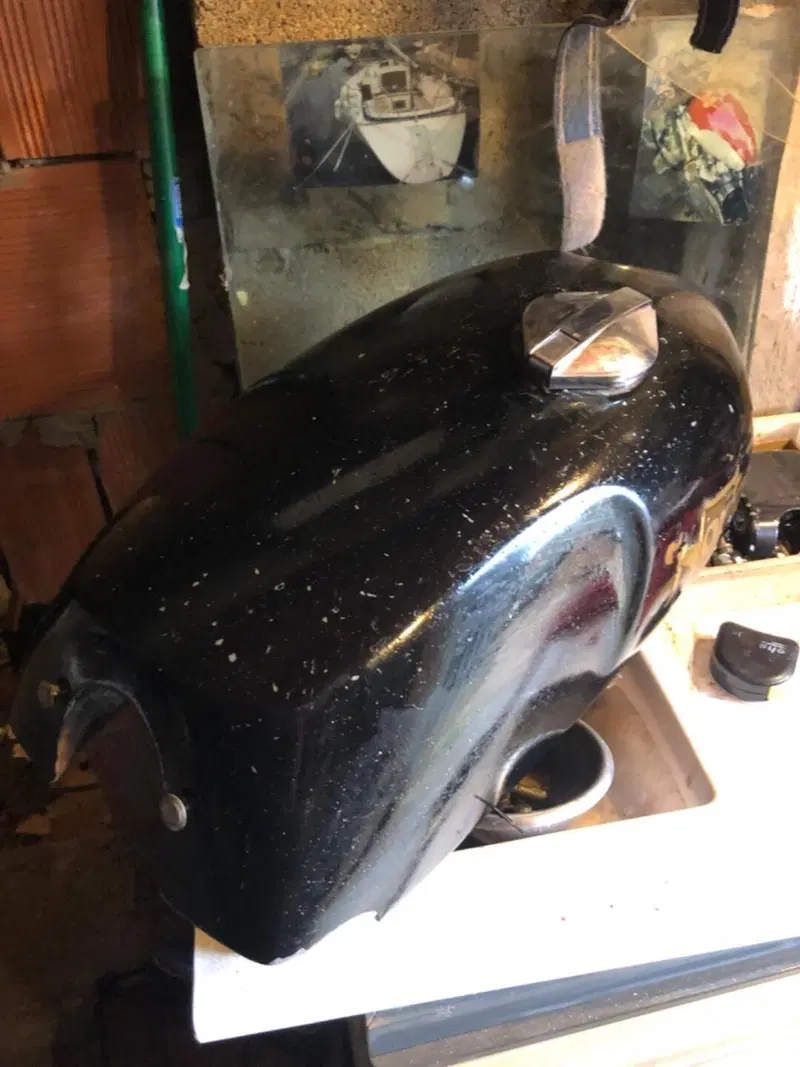 Serbatoio Triumph Bsa norton gas tank t120 (17)