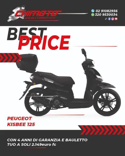 Peugeot Kisbee M 125 Active (2025 - 26) nuova