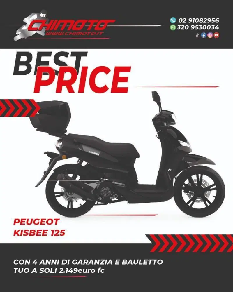 Peugeot Kisbee M 125 Active (2025 - 26)