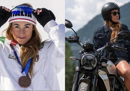Sofia Goggia e la passione per la moto: È libertà, come lo sci. Valentino? Genio. Tifo Pecco Bagnaia [VIDEO]