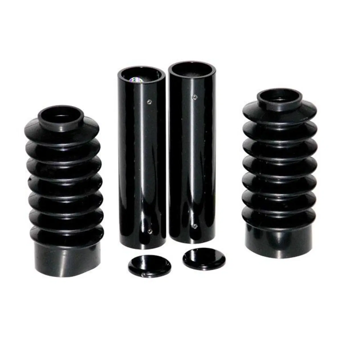 Kit completo Copri Forcelle 49 mm neri lucidi Per 