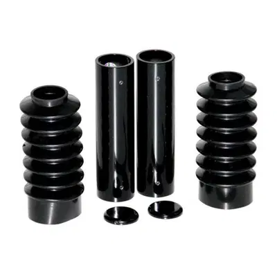 Kit completo Copri Forcelle 49 mm neri lucidi Per 