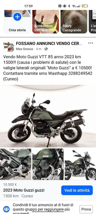 Moto Guzzi V85 TT (2021 - 23) usata