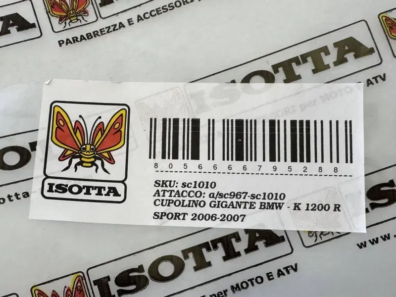 PARABREZZA ISOTTA BMW K 1200 R SPORT 2005-07 (4)