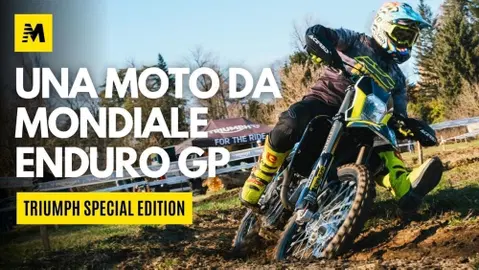 Quanto è veloce una moto da PRO!? - Test Triumph TF 250-E Special Edition - Moto.it