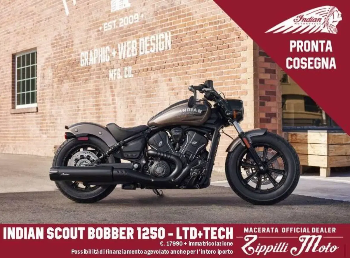 Indian Scout 1250 Bobber Limited + Tech (2025 - 26)