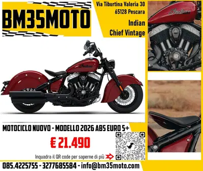 Indian Chief Vintage (2026) nuova