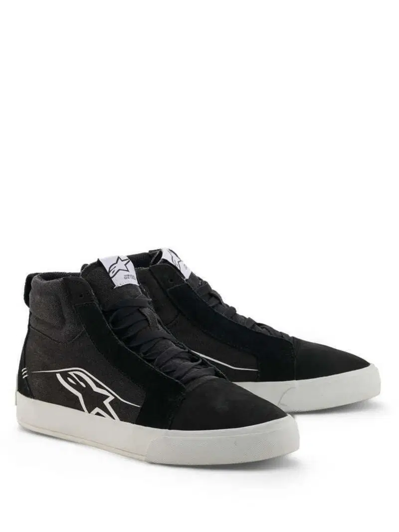 Scarpe Moto Alpinestars Ride-63 Canvas Nero Bianco