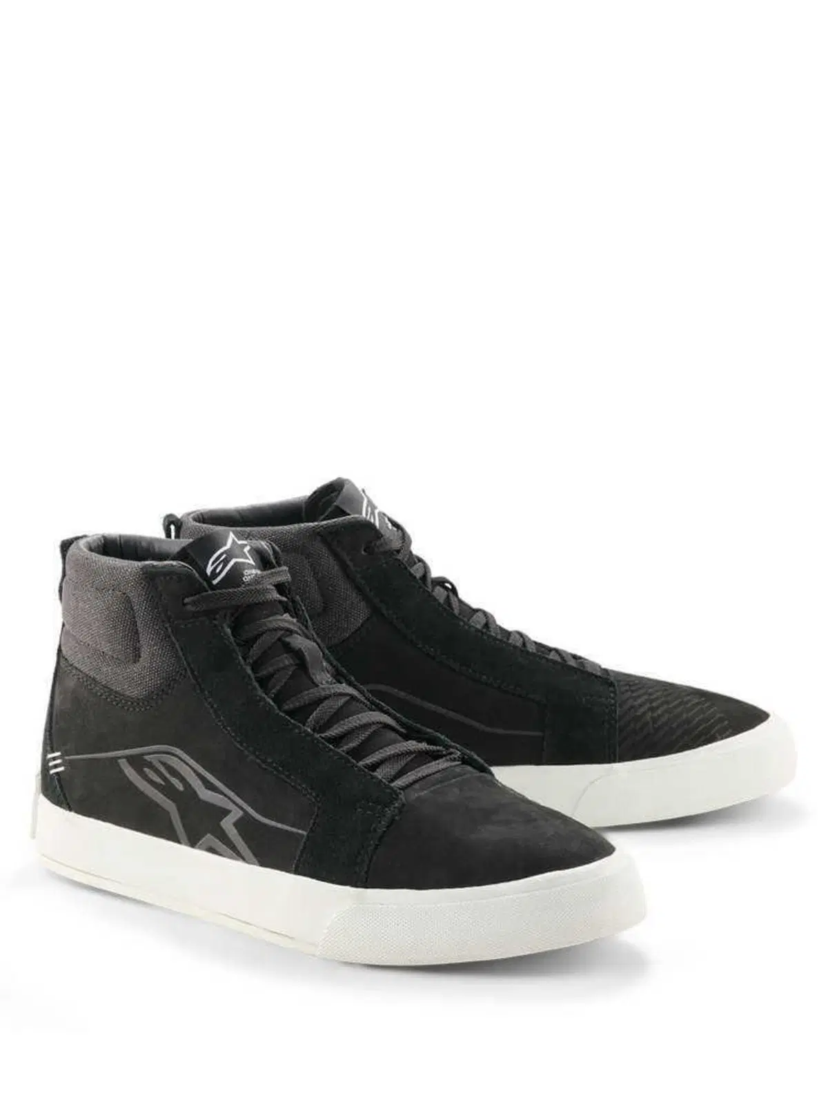 Scarpe Moto Alpinestars Ride-63 Leather Nero Bianc