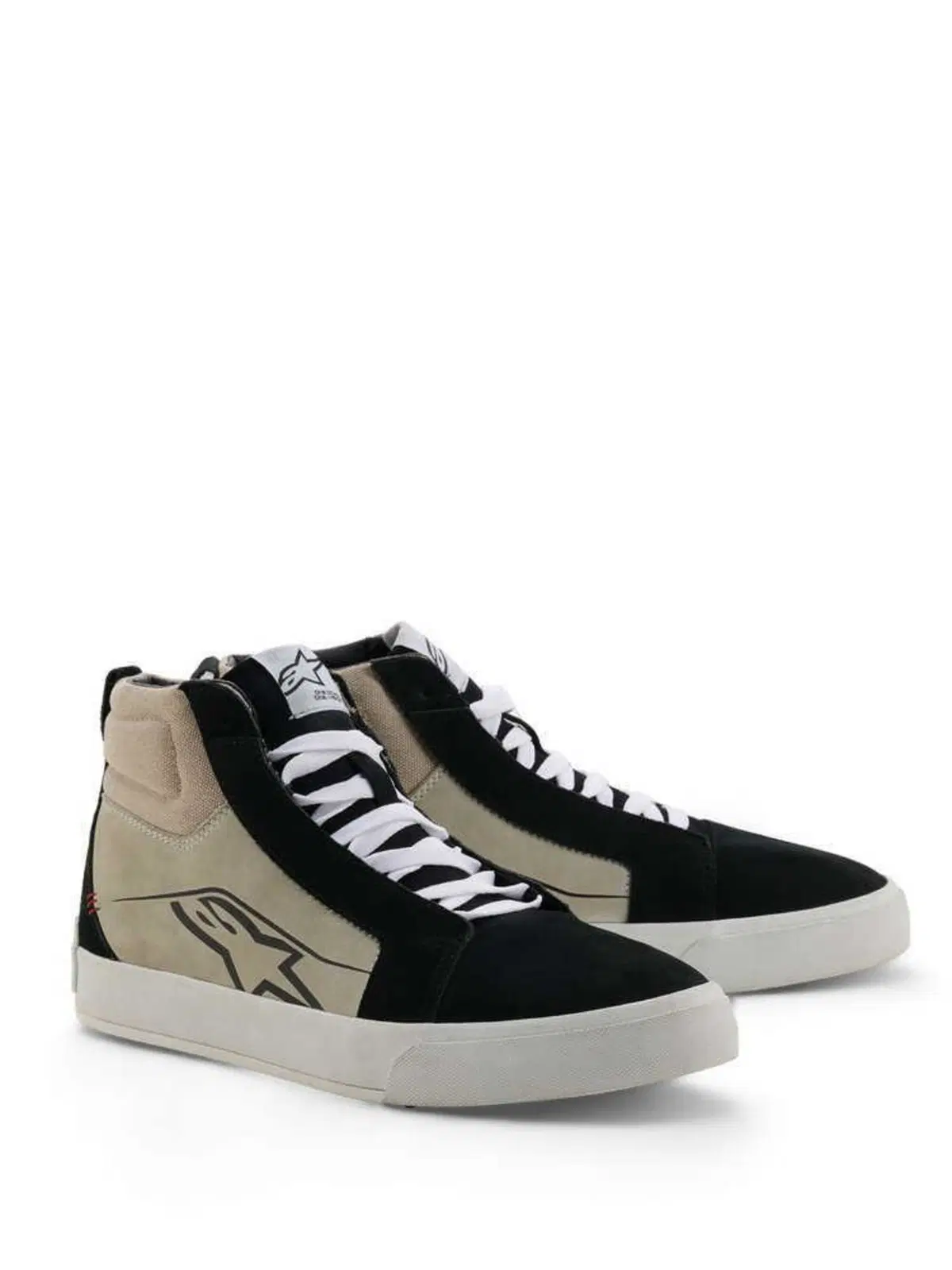 Scarpe Moto Alpinestars Ride-63 Leather Nero Grigi