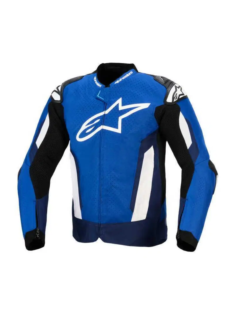 Giacca Moto Estiva Alpinestars T-GP Air Blu Bianco