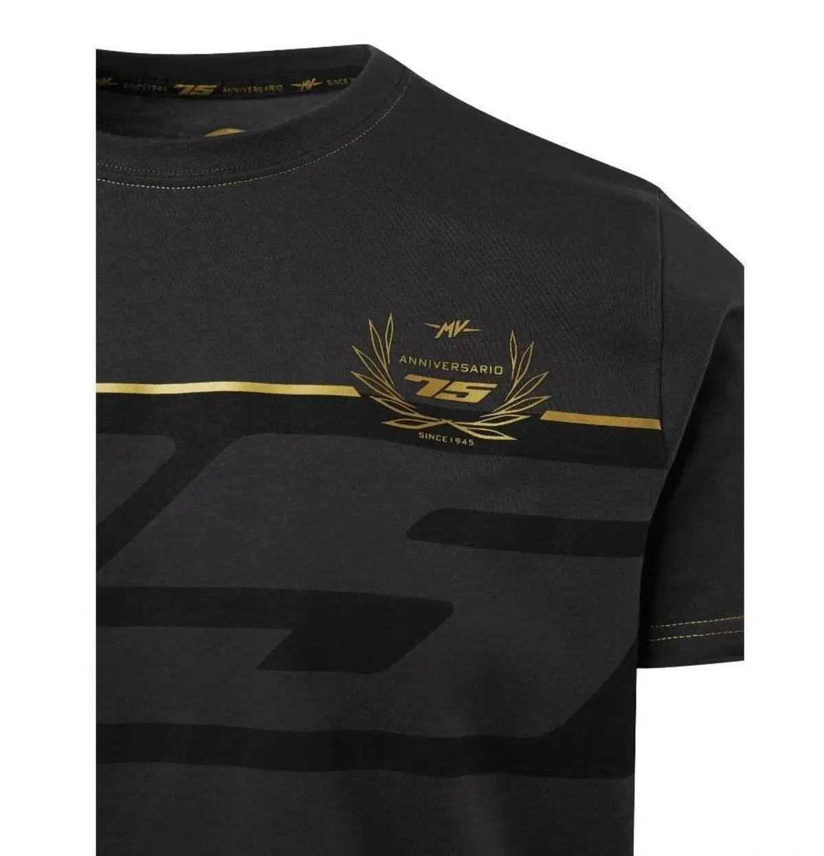 T-shirt 75 Years old number black MV Agusta (4)
