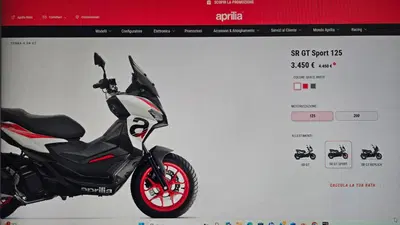 Aprilia SR GT 125 Sport (2025 - 26) nuova
