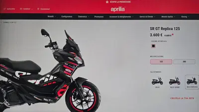 Aprilia SR GT 125 Replica (2025 - 26) nuova