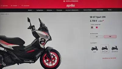 Aprilia SR GT 200 Sport (2025 - 26) nuova